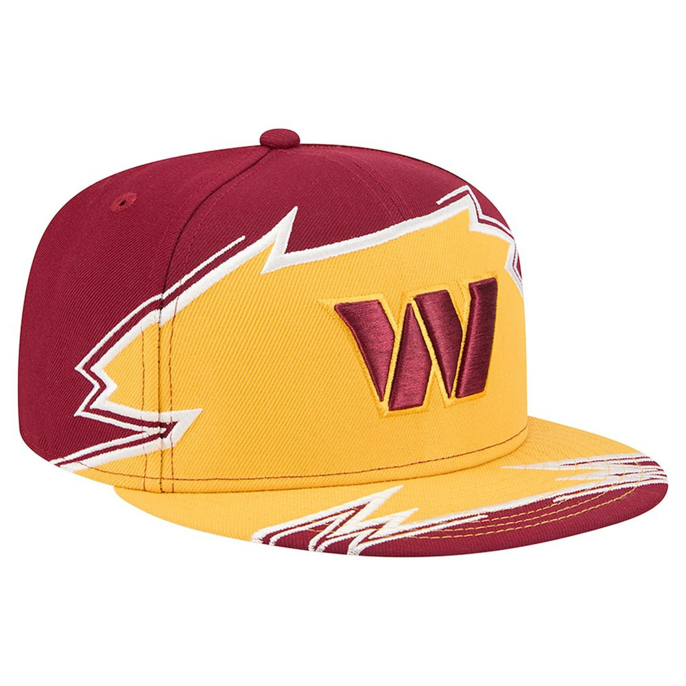 Washington Commanders New Era Break 59FIFTY Fitted Hat - Burgundy/Gold for sale