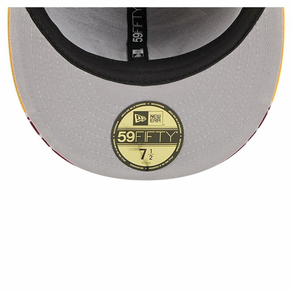 Washington Commanders New Era Break 59FIFTY Fitted Hat - Burgundy/Gold for sale