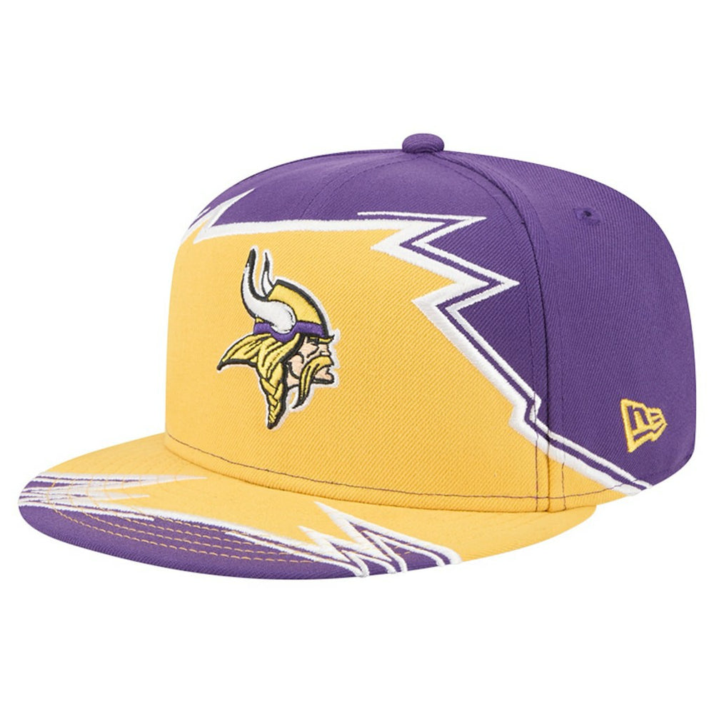 Minnesota Vikings New Era Break 59FIFTY Fitted Hat - Purple/Gold online