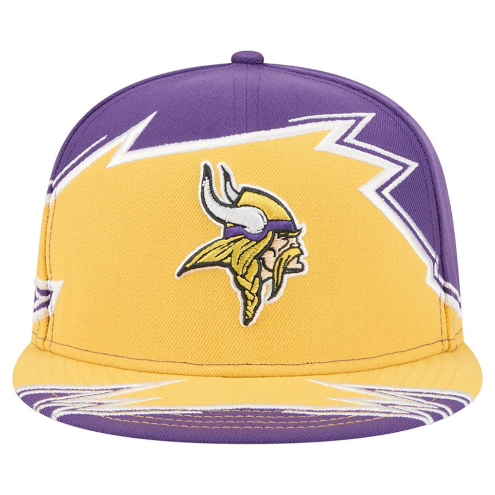 Minnesota Vikings New Era Break 59FIFTY Fitted Hat - Purple/Gold online