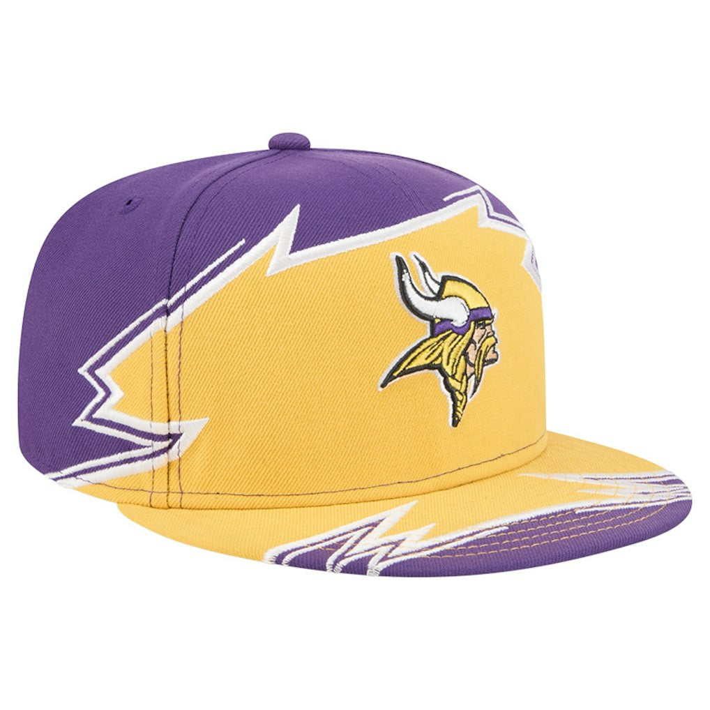 Minnesota Vikings New Era Break 59FIFTY Fitted Hat - Purple/Gold online