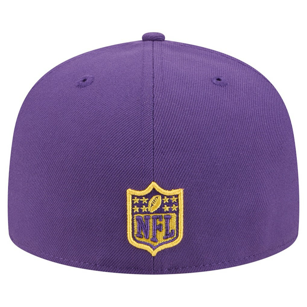 Minnesota Vikings New Era Break 59FIFTY Fitted Hat - Purple/Gold online