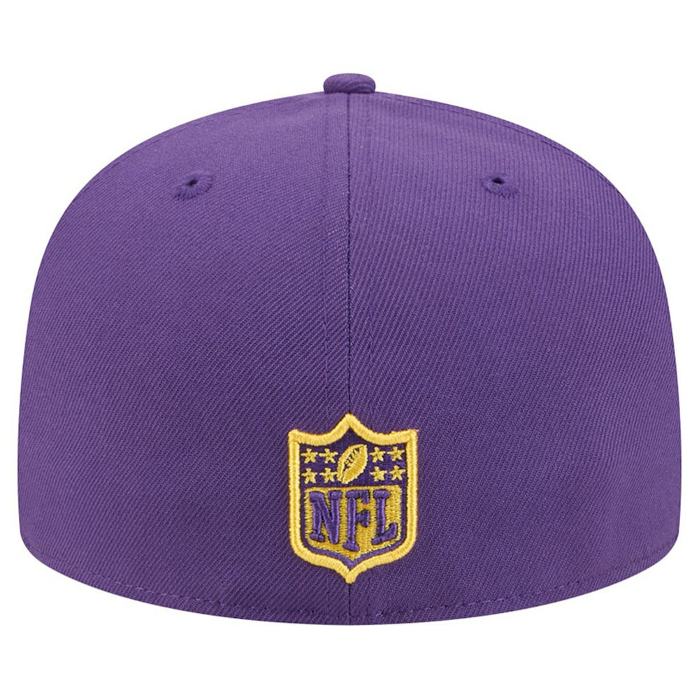 Minnesota Vikings New Era Break 59FIFTY Fitted Hat - Purple/Gold online