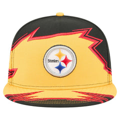 Pittsburgh Steelers New Era Break 59FIFTY Fitted Hat - Black/Gold online