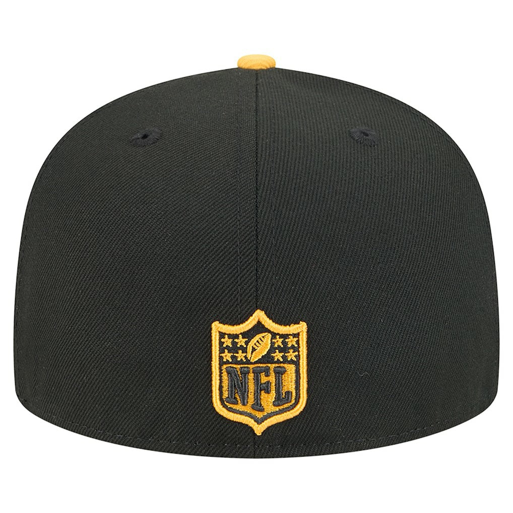 Pittsburgh Steelers New Era Break 59FIFTY Fitted Hat - Black/Gold online