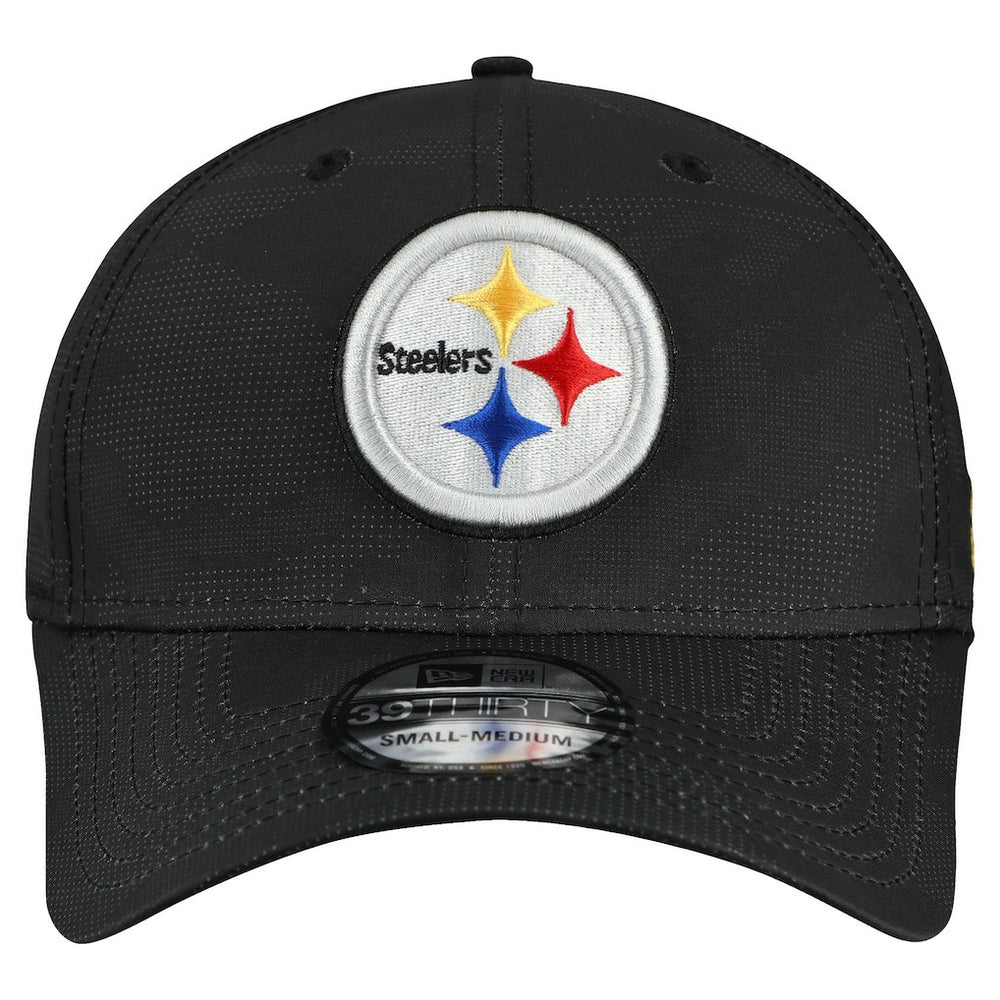 Pittsburgh Steelers New Era Tonal Camo 39THIRTY Stretch Fit Hat - Black sale