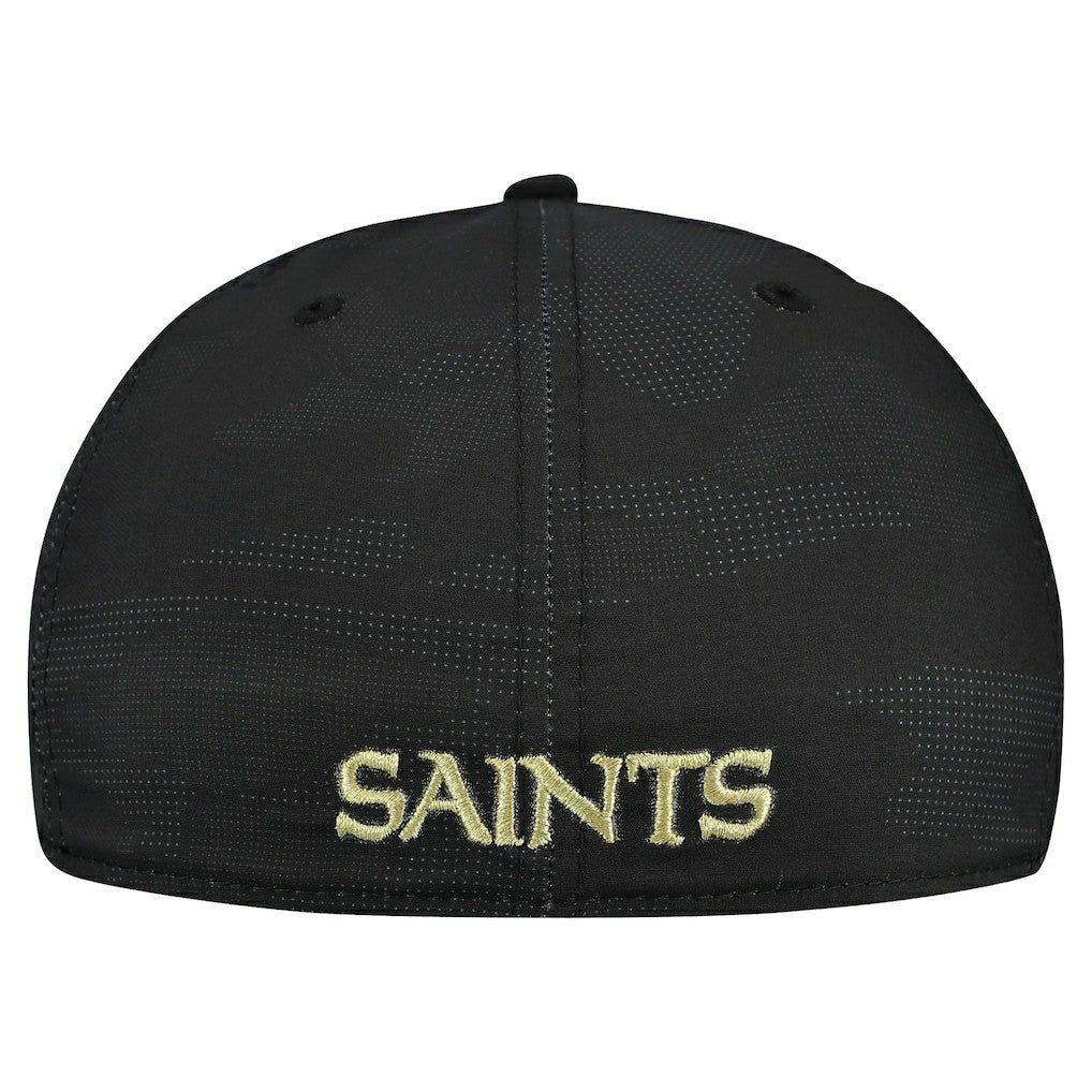 New Orleans Saints New Era Tonal Camo 39THIRTY Stretch Fit Hat - Black on sale