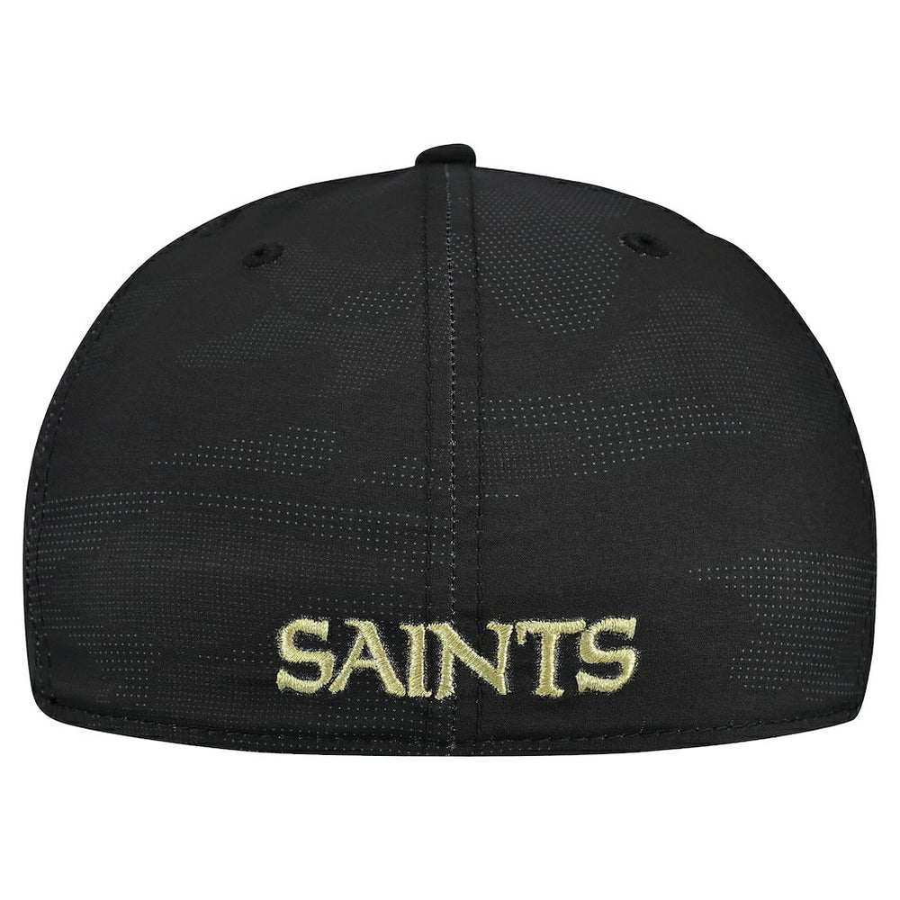New Orleans Saints New Era Tonal Camo 39THIRTY Stretch Fit Hat - Black on sale