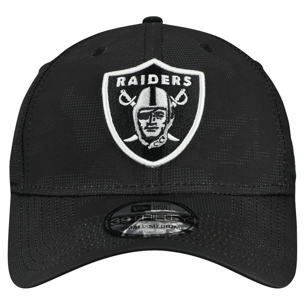 Las Vegas Raiders New Era Tonal Camo 39THIRTY Stretch Fit Hat - Black outlet