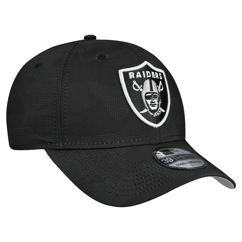 Las Vegas Raiders New Era Tonal Camo 39THIRTY Stretch Fit Hat - Black outlet