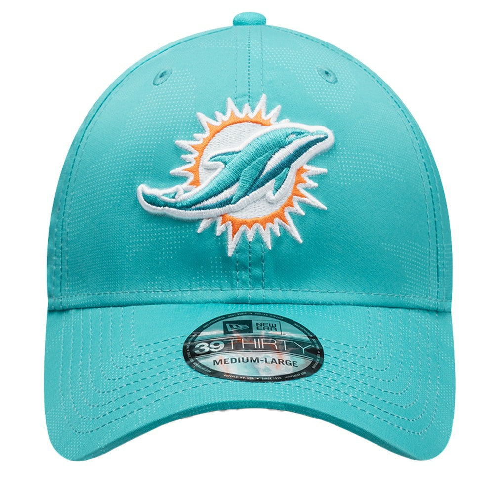 Miami Dolphins New Era Tonal Camo 39THIRTY Stretch Fit Hat - Aqua outlet