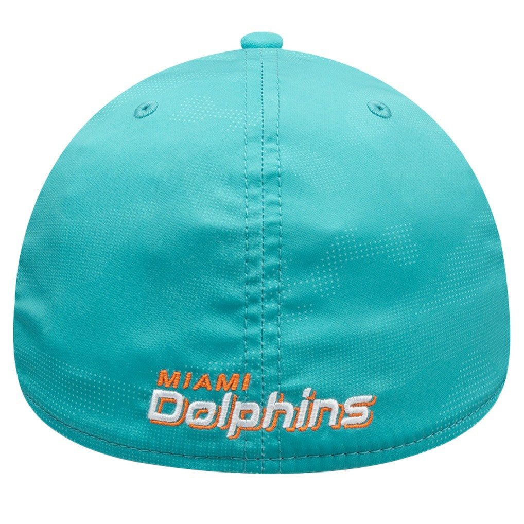 Miami Dolphins New Era Tonal Camo 39THIRTY Stretch Fit Hat - Aqua outlet