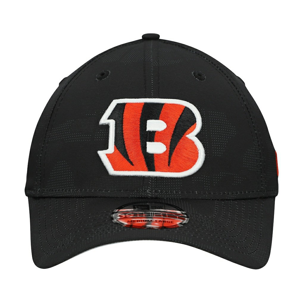 Cincinnati Bengals New Era Tonal Camo 39THIRTY Stretch Fit Hat - Black discount