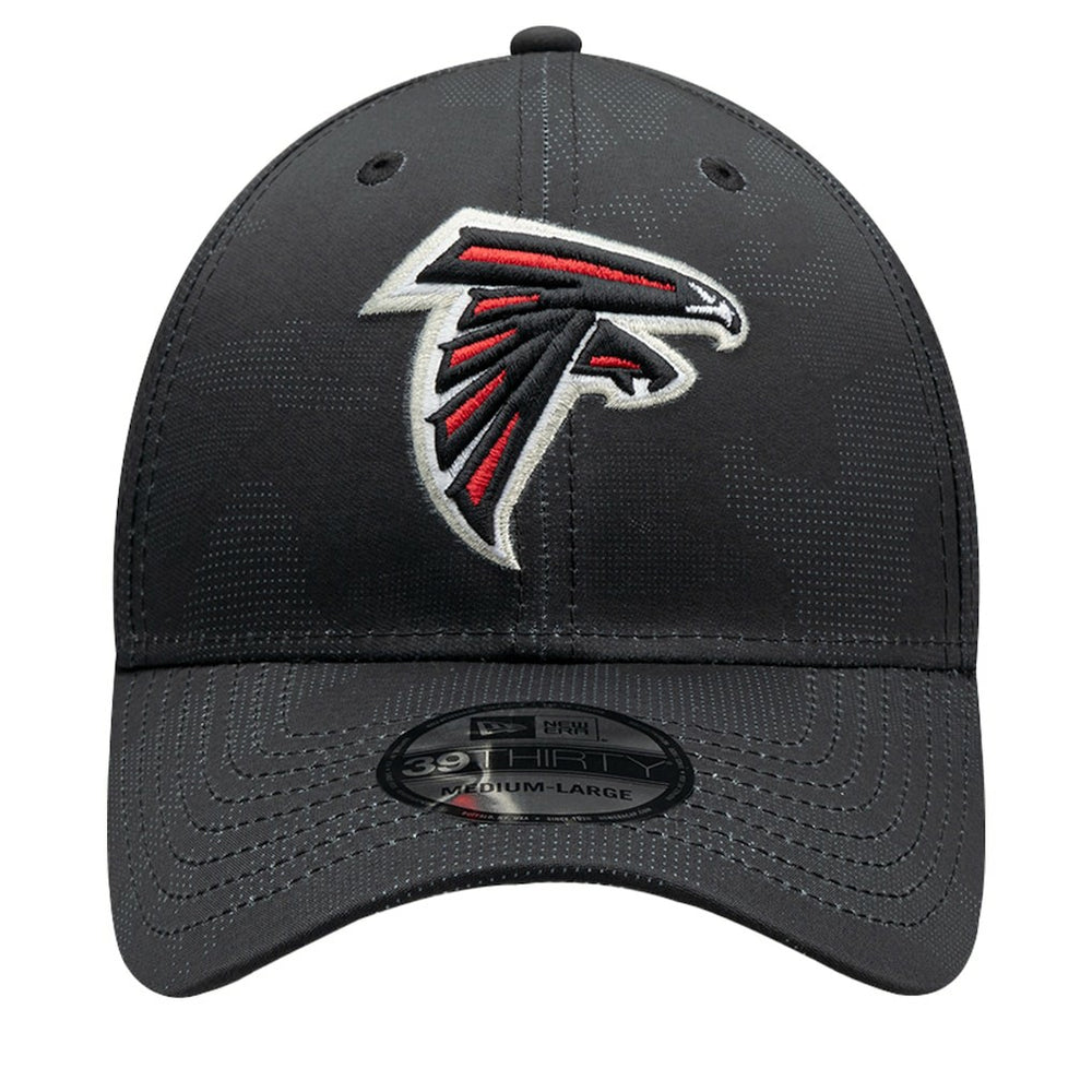 Atlanta Falcons New Era Tonal Camo 39THIRTY Stretch Fit Hat - Black on sale
