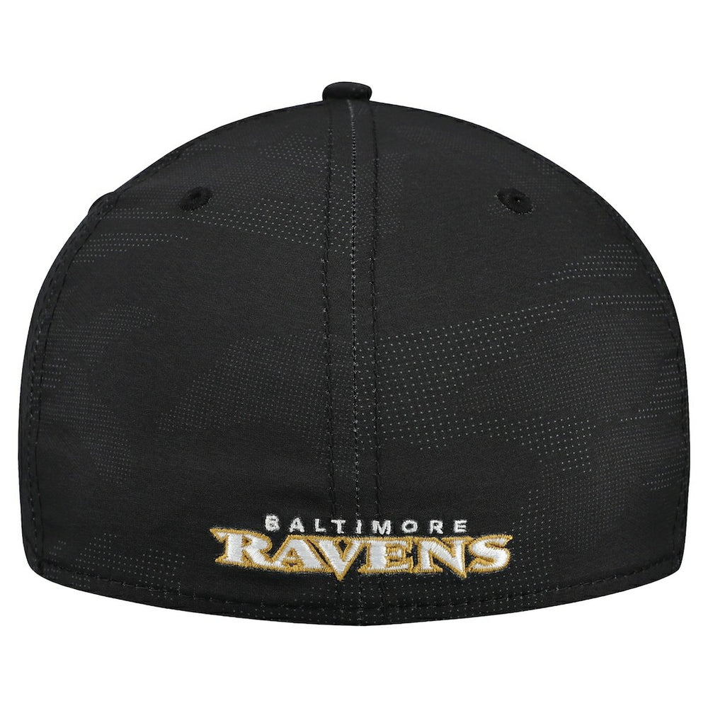 Baltimore Ravens New Era Tonal Camo 39THIRTY Stretch Fit Hat - Black sale