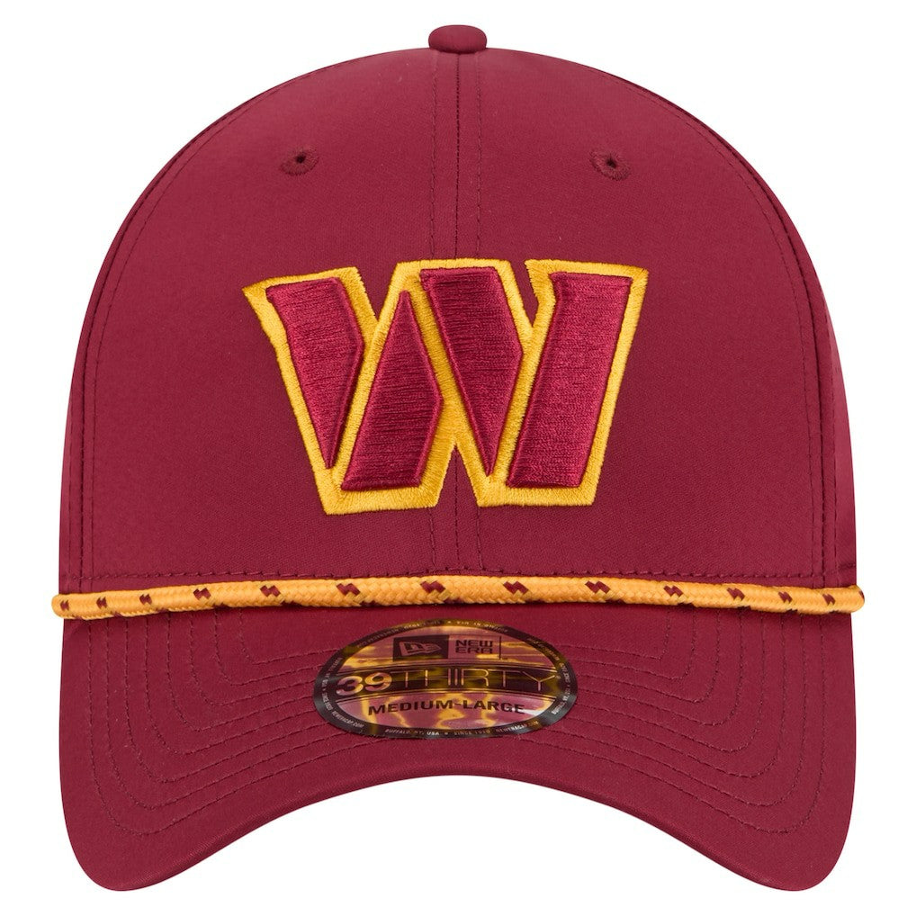 Washington Commanders New Era Perforated 39THIRTY Flex Hat - Burgundy on sale