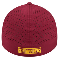 Washington Commanders New Era Perforated 39THIRTY Flex Hat - Burgundy on sale