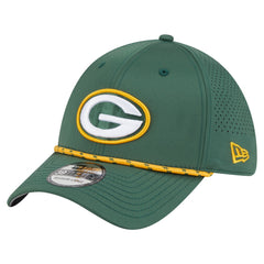 Green Bay Packers New Era Perforated 39THIRTY Flex Hat - Green for sale