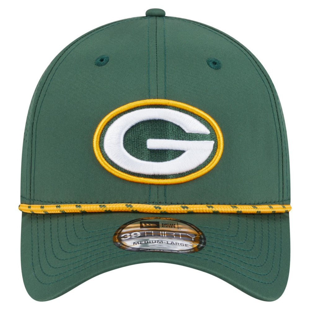 Green Bay Packers New Era Perforated 39THIRTY Flex Hat - Green for sale