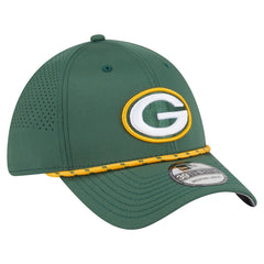 Green Bay Packers New Era Perforated 39THIRTY Flex Hat - Green for sale