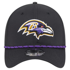 Baltimore Ravens New Era Perforated 39THIRTY Flex Hat - Black outlet