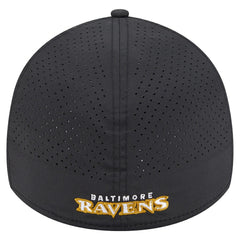 Baltimore Ravens New Era Perforated 39THIRTY Flex Hat - Black outlet