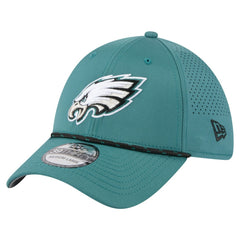 Philadelphia Eagles New Era Perforated 39THIRTY Flex Hat - Midnight Green online