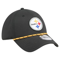Pittsburgh Steelers New Era Perforated 39THIRTY Flex Hat - Black sale