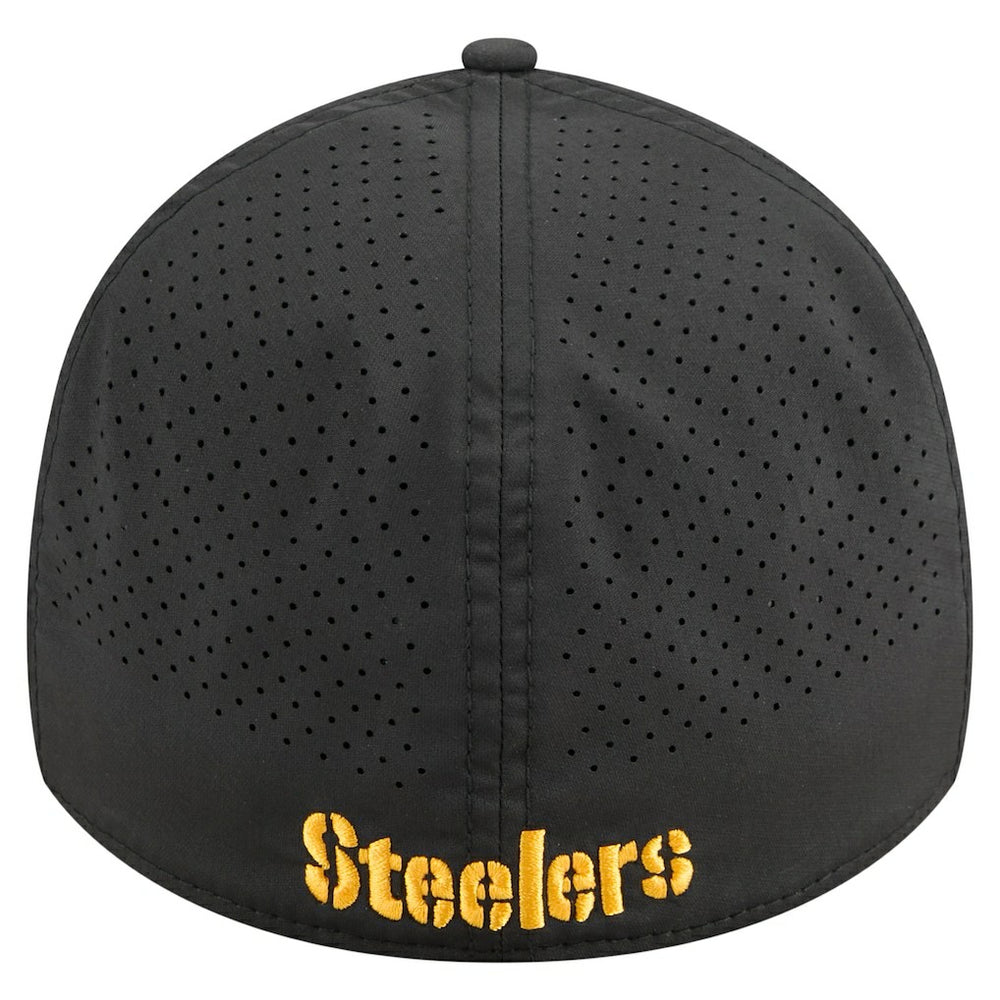 Pittsburgh Steelers New Era Perforated 39THIRTY Flex Hat - Black sale