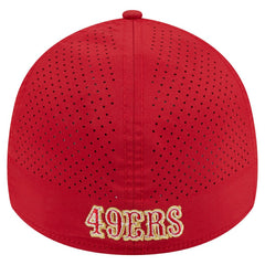 San Francisco 49ers New Era Perforated 39THIRTY Flex Hat - Scarlet sale