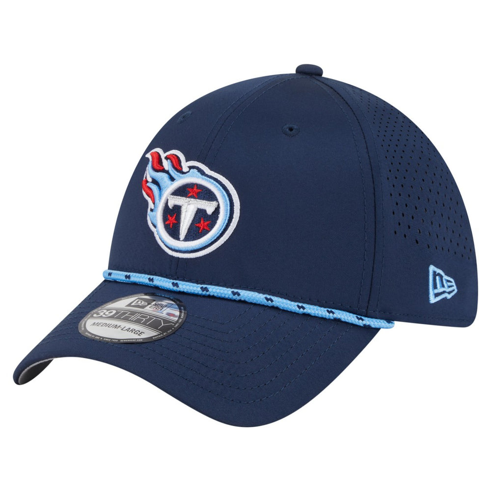 Tennessee Titans New Era Perforated 39THIRTY Flex Hat - Navy online