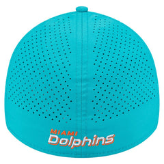 Miami Dolphins New Era Perforated 39THIRTY Flex Hat - Aqua sale
