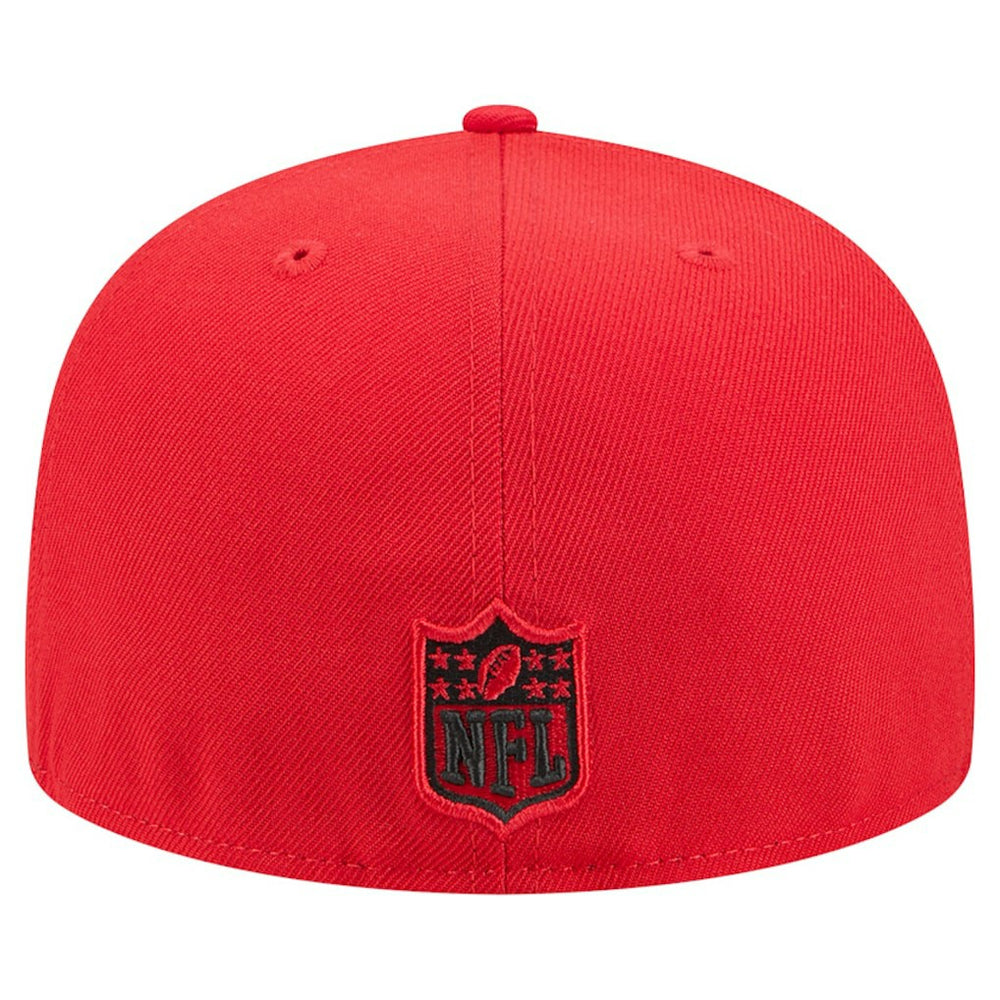 Kansas City Chiefs New Era Tri-Hit 59FIFTY Fitted Hat - Red cheap