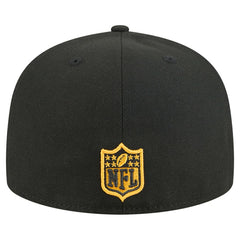 Pittsburgh Steelers New Era Tri-Hit 59FIFTY Fitted Hat - Black discount