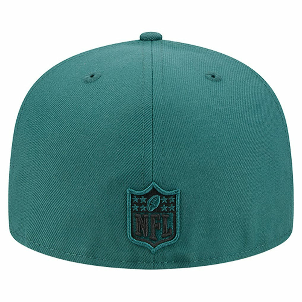 Philadelphia Eagles New Era Tri-Hit 59FIFTY Fitted Hat - Midnight Green outlet