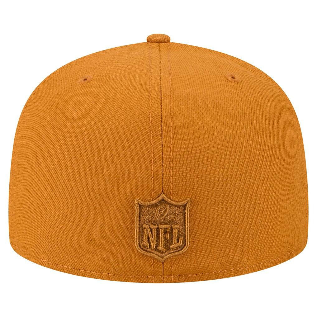 Miami Dolphins New Era Color Pack A-Frame 59FIFTY Fitted Hat - Brown discount