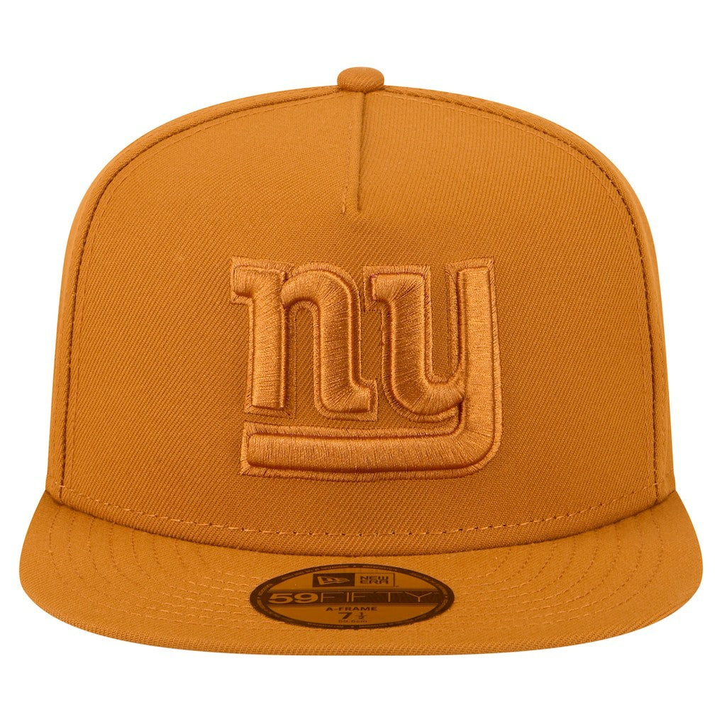 New York Giants New Era Color Pack A-Frame 59FIFTY Fitted Hat - Brown outlet