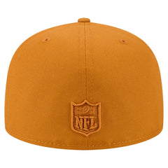 Green Bay Packers New Era Color Pack A-Frame 59FIFTY Fitted Hat - Brown for sale