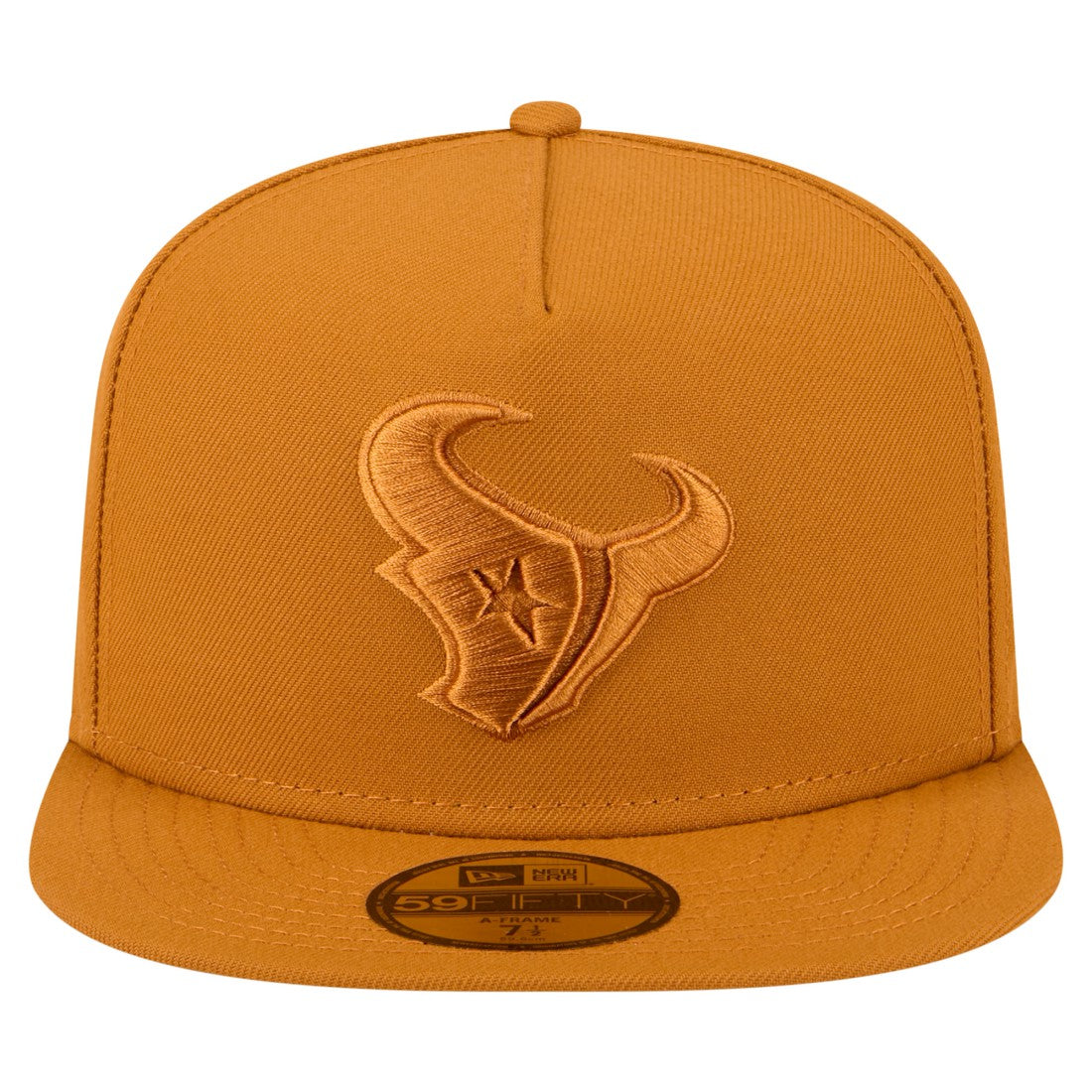 Houston Texans New Era Color Pack A-Frame 59FIFTY Fitted Hat - Brown on sale