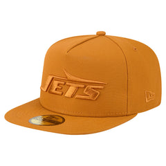 New York Jets New Era Color Pack A-Frame 59FIFTY Fitted Hat - Brown outlet