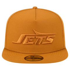 New York Jets New Era Color Pack A-Frame 59FIFTY Fitted Hat - Brown outlet