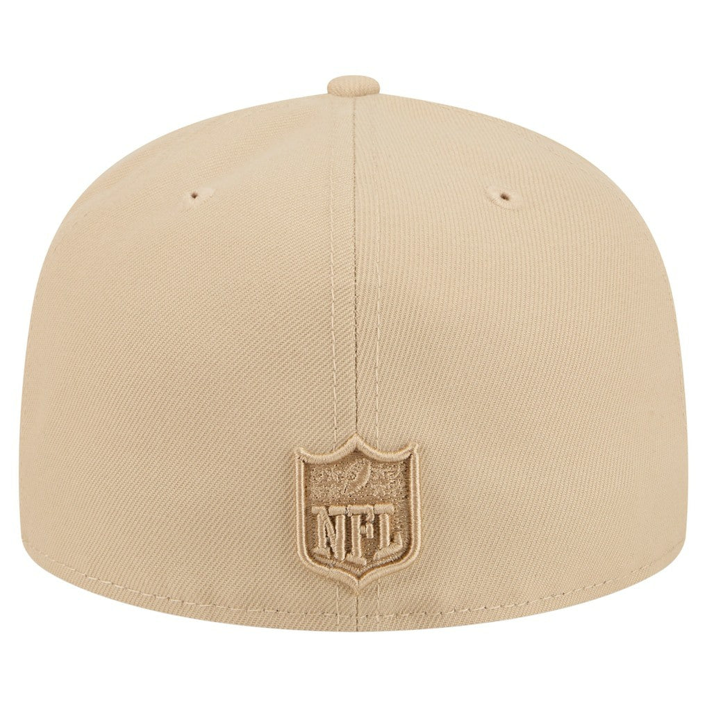 Detroit Lions New Era Color Pack A-Frame 59FIFTY Fitted Hat - Light Beige sale