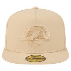 Los Angeles Rams New Era Color Pack A-Frame 59FIFTY Fitted Hat - Light Beige outlet