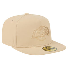 Los Angeles Rams New Era Color Pack A-Frame 59FIFTY Fitted Hat - Light Beige outlet