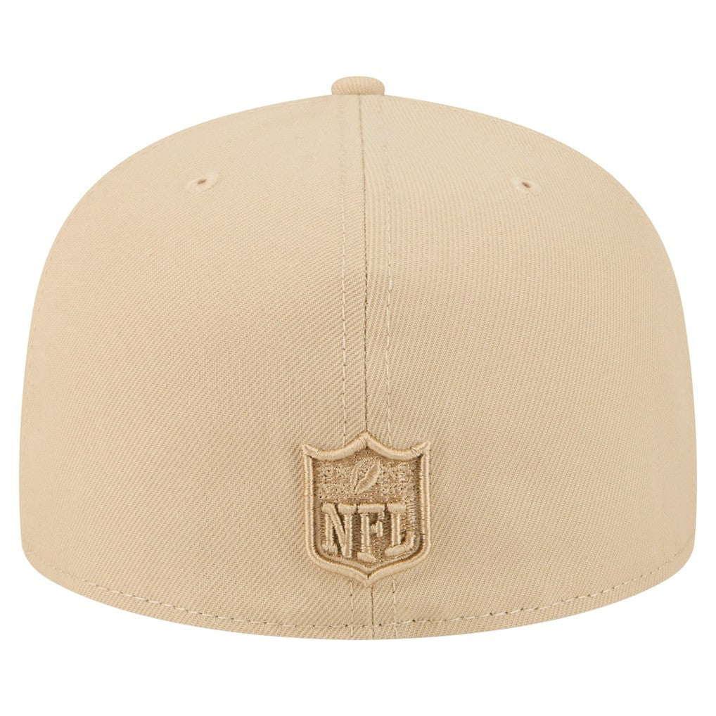 Miami Dolphins New Era Color Pack A-Frame 59FIFTY Fitted Hat - Light Beige outlet
