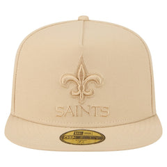 New Orleans Saints New Era Color Pack A-Frame 59FIFTY Fitted Hat - Light Beige outlet