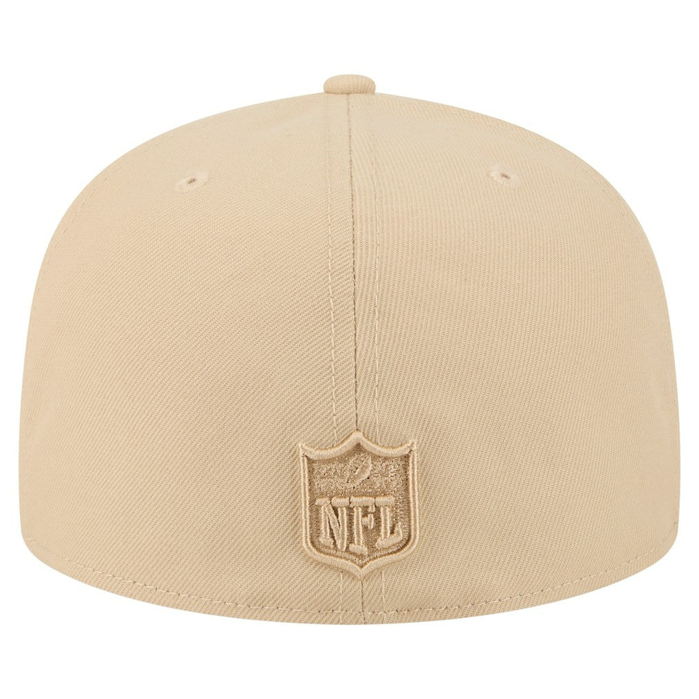 New Orleans Saints New Era Color Pack A-Frame 59FIFTY Fitted Hat - Light Beige outlet