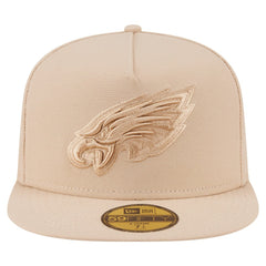 Philadelphia Eagles New Era Color Pack A-Frame 59FIFTY Fitted Hat - Light Beige outlet