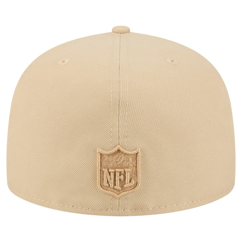 Cleveland Browns New Era Color Pack A-Frame 59FIFTY Fitted Hat - Light Beige on sale