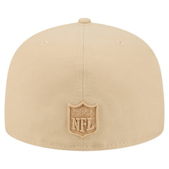 Cleveland Browns New Era Color Pack A-Frame 59FIFTY Fitted Hat - Light Beige on sale